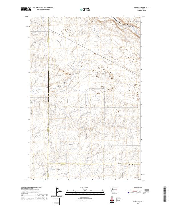 Marlin SW, WA — USGS 7.5-minute topo (2023)
