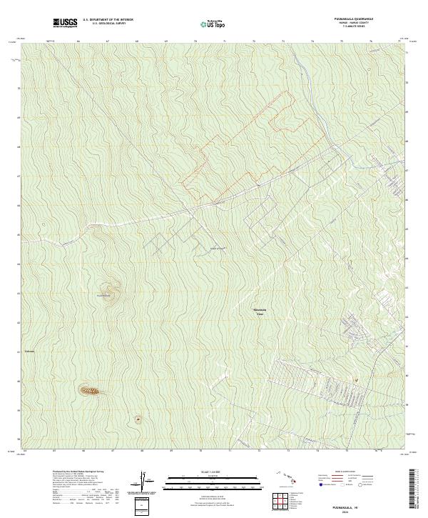 Puumakaala, HI — USGS 7.5-minute topo (2024)