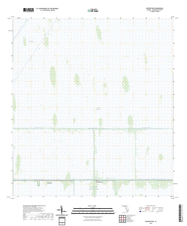 Coopertown, FL — USGS 7.5-minute topo (2024)