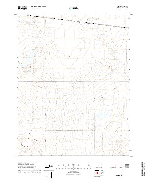 Hawkins, CO — USGS 7.5-minute topo (2022)