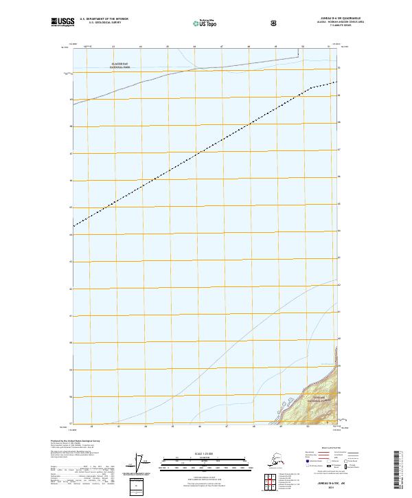 Juneau B-6 SW, AK — USGS 7.5-minute topo (2021)