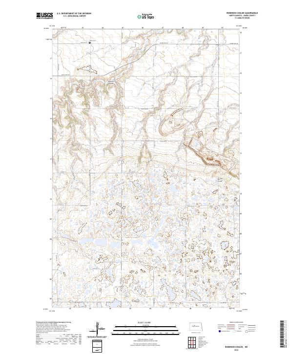 Robinson Coulee, ND — USGS 7.5-minute topo (2024)