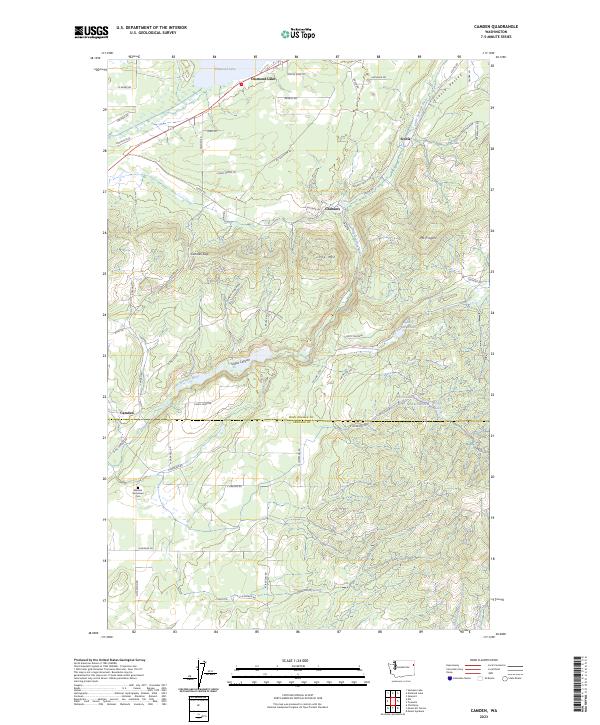 Camden, WA — USGS 7.5-minute topo (2023)