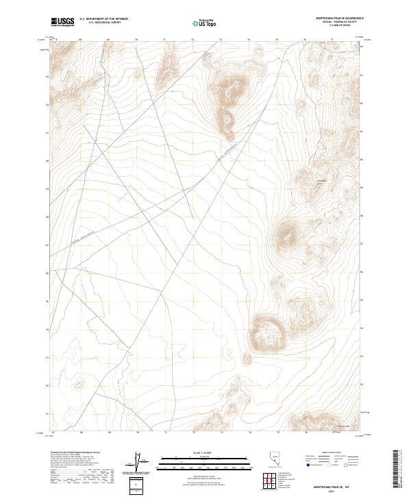Montezuma Peak SE, NV — USGS 7.5-minute topo (2021)