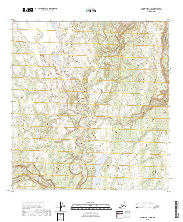 Talkeetna A-2 NW, AK — USGS 7.5-minute topo (2023)