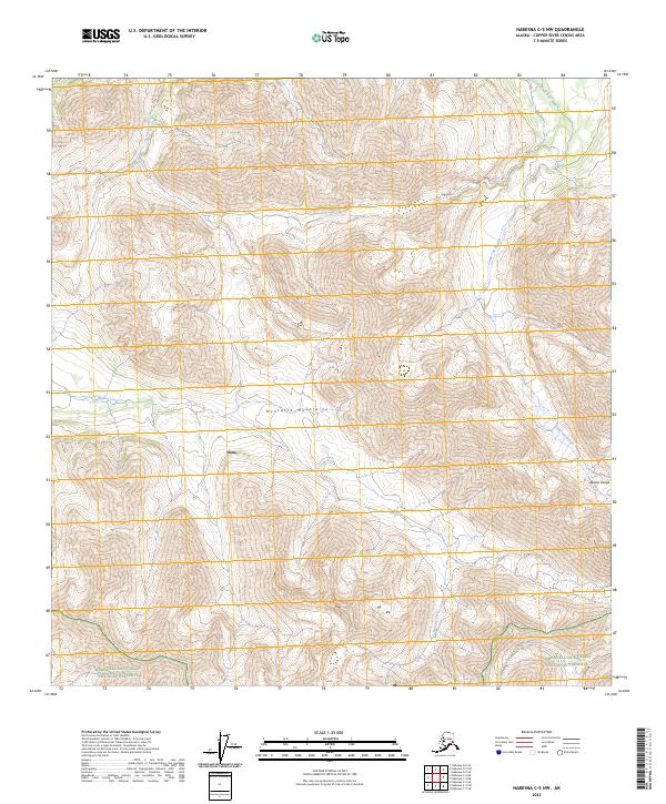 Nabesna C-5 NW, AK — USGS 7.5-minute topo (2023)