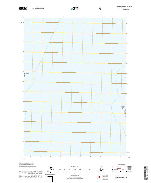 Petersburg B-6 SE, AK — USGS 7.5-minute topo (2021)
