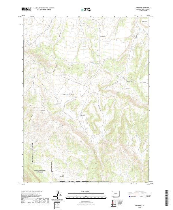 Greystone, CO — USGS 7.5-minute topo (2022)