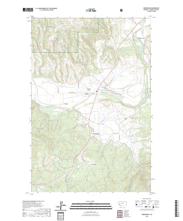 Greenough, MT — USGS 7.5-minute topo (2024)