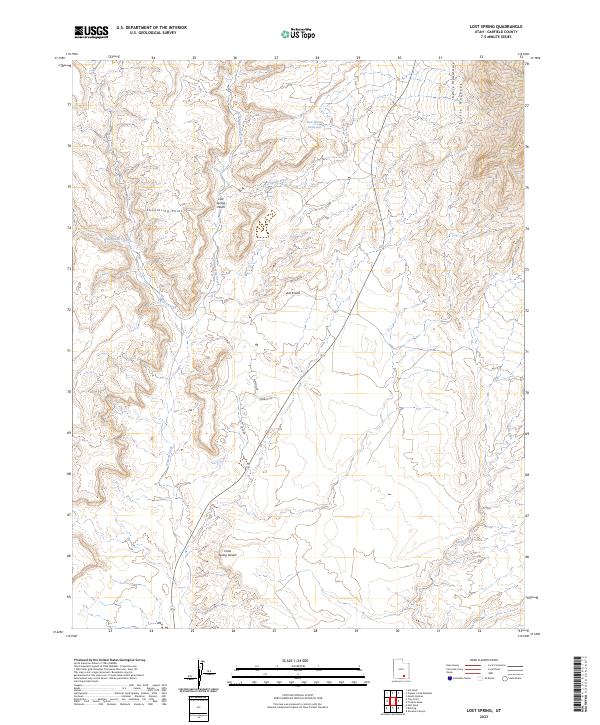 Lost Spring, UT — USGS 7.5-minute topo (2023)