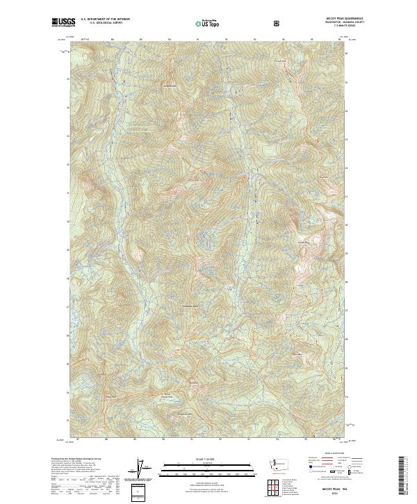 McCoy Peak, WA — USGS 7.5-minute topo (2023)