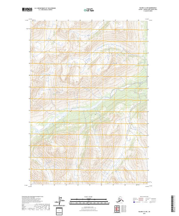 Valdez C-6 SW, AK — USGS 7.5-minute topo (2023)