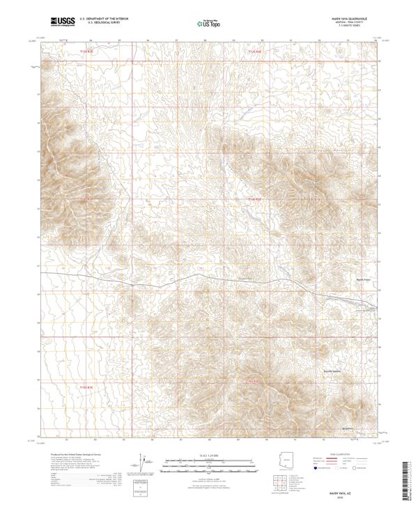 Maish Vaya, AZ — USGS 7.5-minute topo (2026)