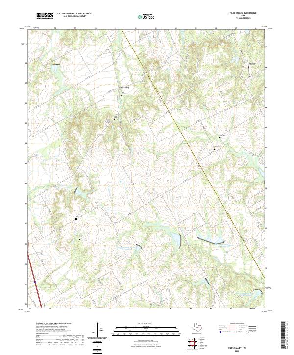 Files Valley, TX — USGS 7.5-minute topo (2022)