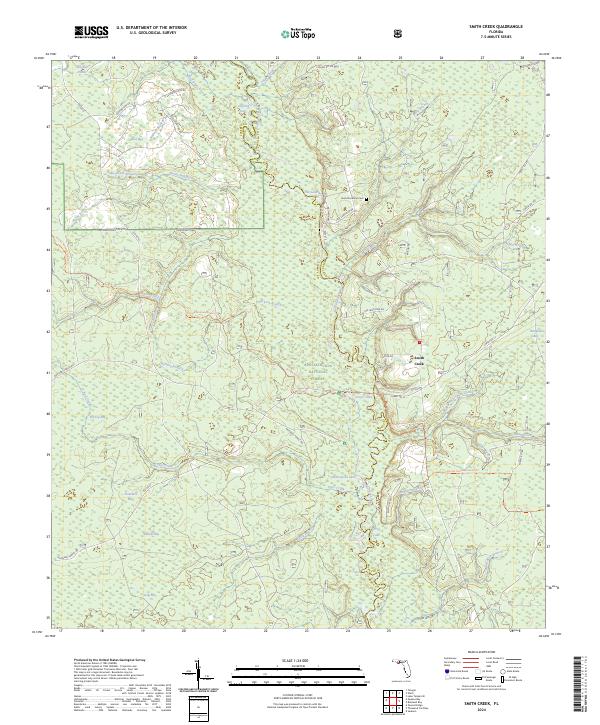 Smith Creek, FL — USGS 7.5-minute topo (2024)