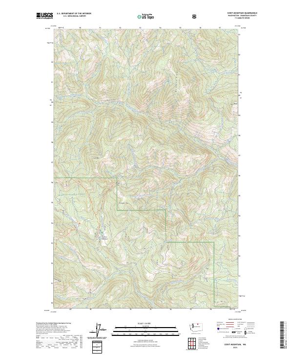 Coxit Mountain, WA — USGS 7.5-minute topo (2023)