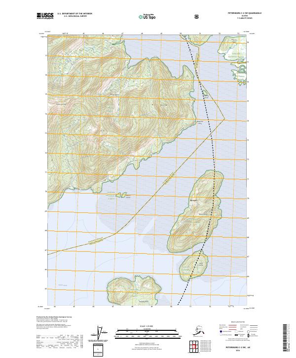 Petersburg C-2 SW, AK — USGS 7.5-minute topo (2024)