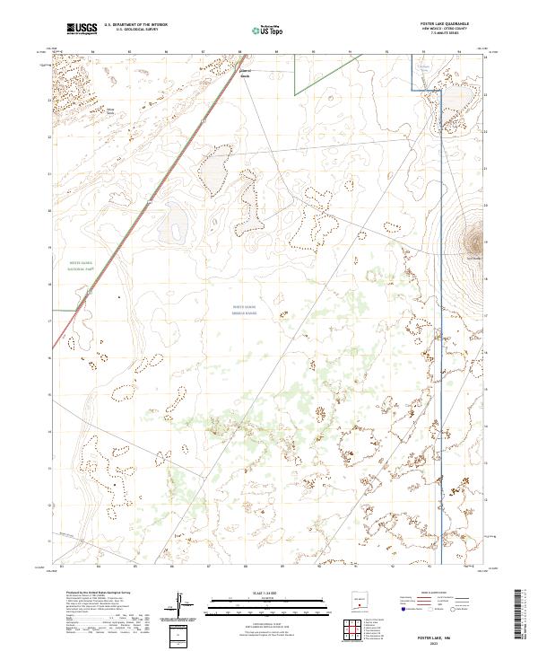 Foster Lake, NM — USGS 7.5-minute topo (2023)