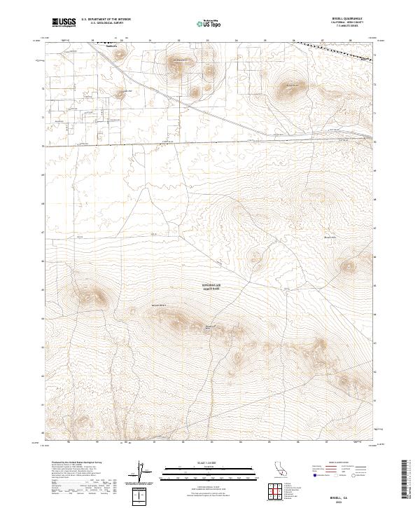 Bissell, CA — USGS 7.5-minute topo (2022)