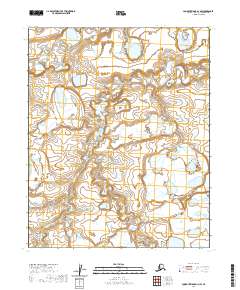 Lookout Ridge D-1 NW, AK — USGS 7.5-minute topo (2020)