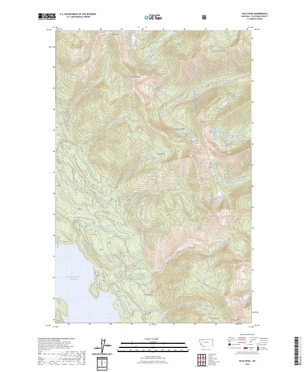 Felix Peak, MT — USGS 7.5-minute topo (2024)