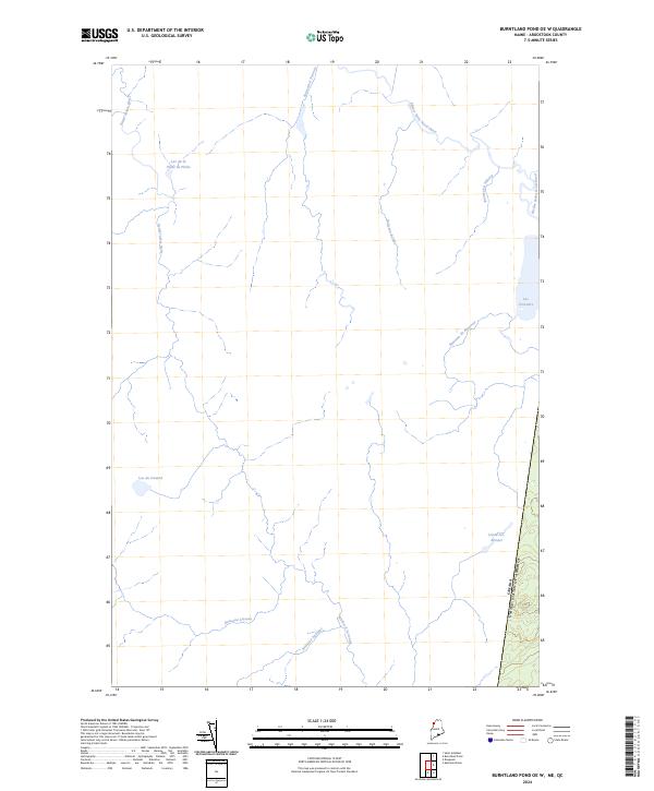 Burntland Pond OE W, ME-QC — USGS 7.5-minute topo (2024)