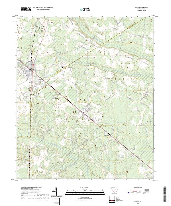Fairfax, SC — USGS 7.5-minute topo (2024)
