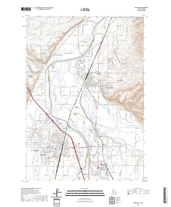 Payette, ID-OR — USGS 7.5-minute topo (2024)