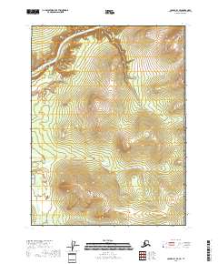 Coleen B-1 SE, AK-YT — USGS 7.5-minute topo (2018)