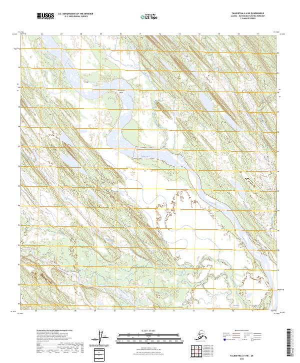 Talkeetna A-4 NE, AK — USGS 7.5-minute topo (2023)