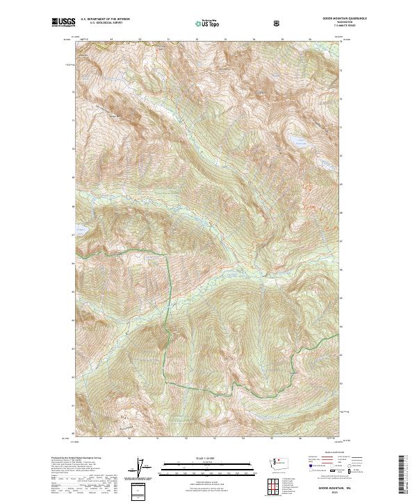 Goode Mountain, WA — USGS 7.5-minute topo (2023)