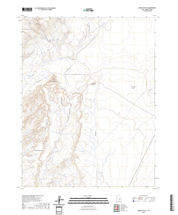 Goblin Valley, UT — USGS 7.5-minute topo (2023)
