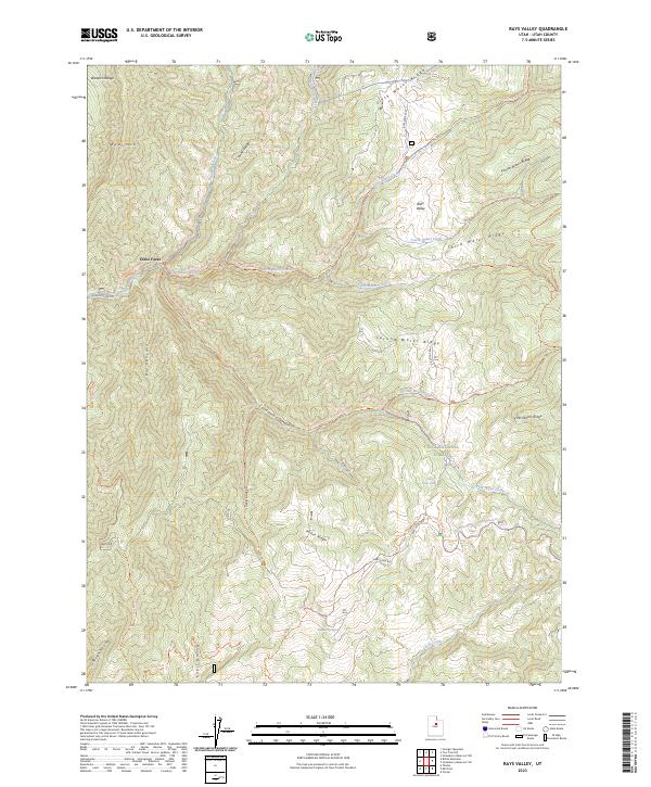 Rays Valley, UT — USGS 7.5-minute topo (2023)