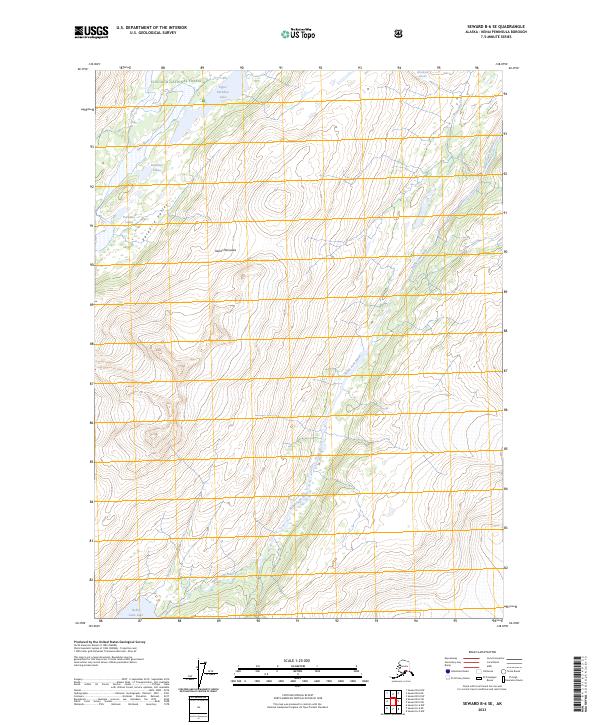 Seward B-6 SE, AK — USGS 7.5-minute topo (2023)