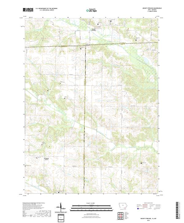 Mount Sterling, IA-MO — USGS 7.5-minute topo (2022)