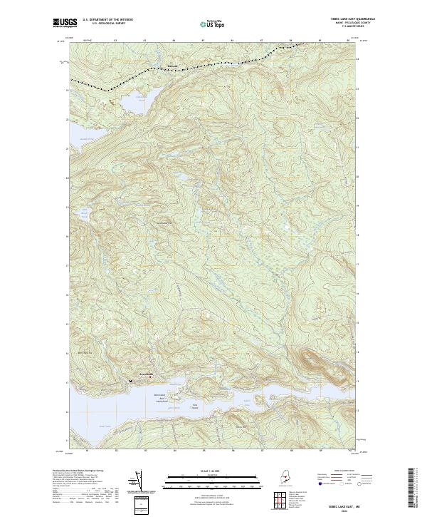 Sebec Lake East, ME — USGS 7.5-minute topo (2024)