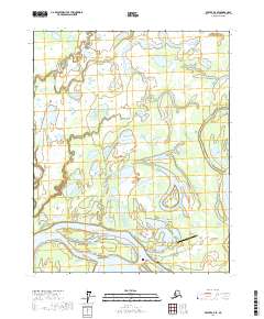 Beaver A-5 SE, AK — USGS 7.5-minute topo (2017)