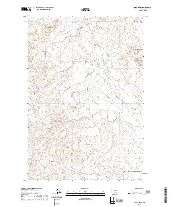 McKenzie Creek, MT — USGS 7.5-minute topo (2024)