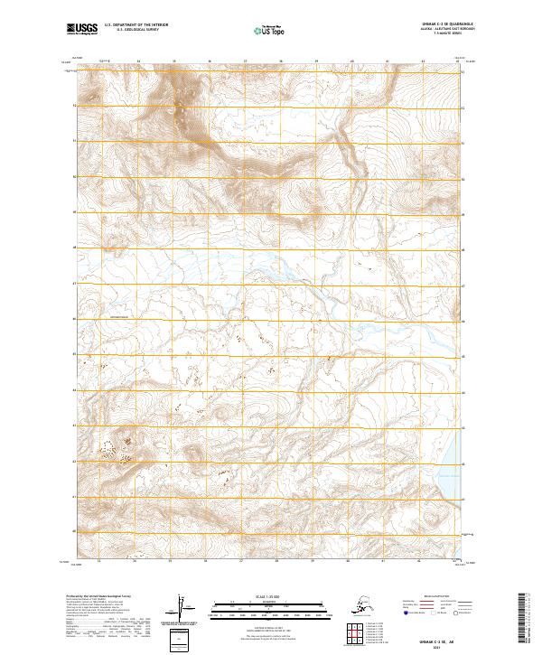 Unimak C-2 SE, AK — USGS 7.5-minute topo (2021)