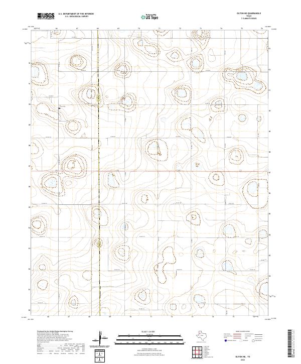 Olton NE, TX — USGS 7.5-minute topo (2022)