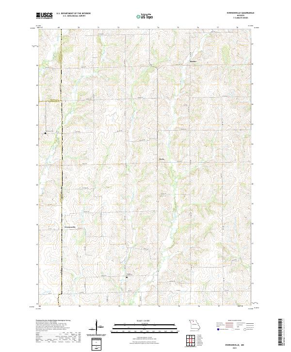 Eversonville, MO — USGS 7.5-minute topo (2021)