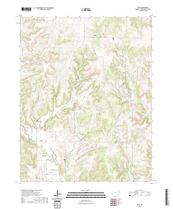 Hale, KS — USGS 7.5-minute topo (2022)