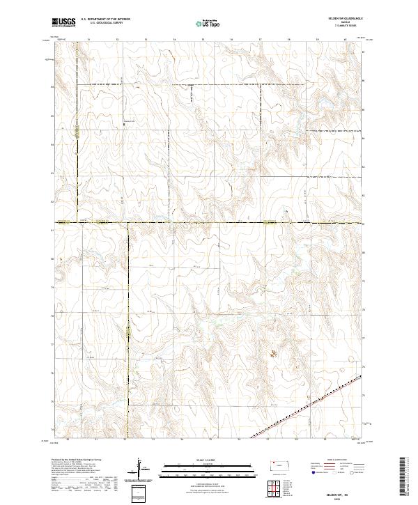 Selden SW, KS — USGS 7.5-minute topo (2022)