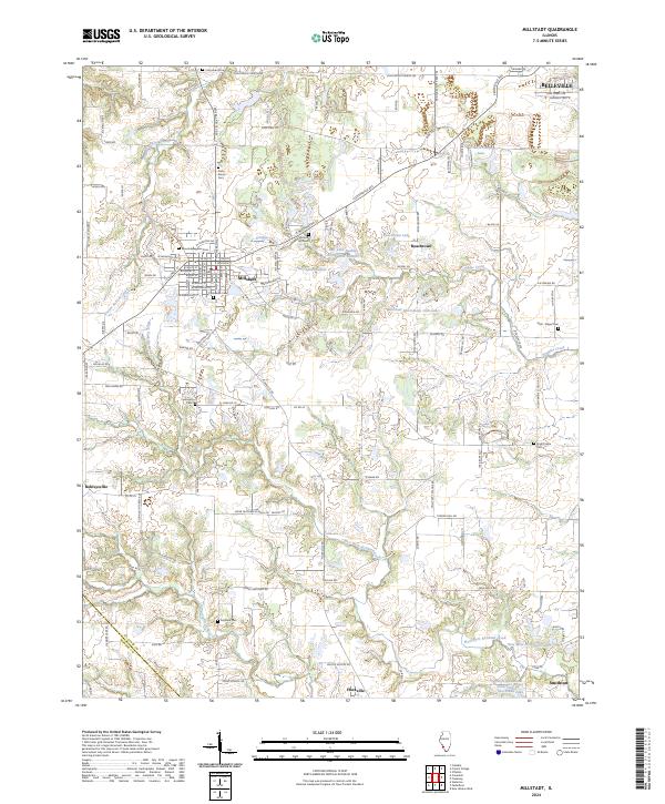 Millstadt, IL — USGS 7.5-minute topo (2024)