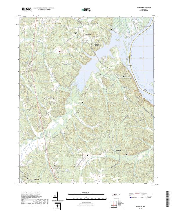Rockport, TN — USGS 7.5-minute topo (2022)