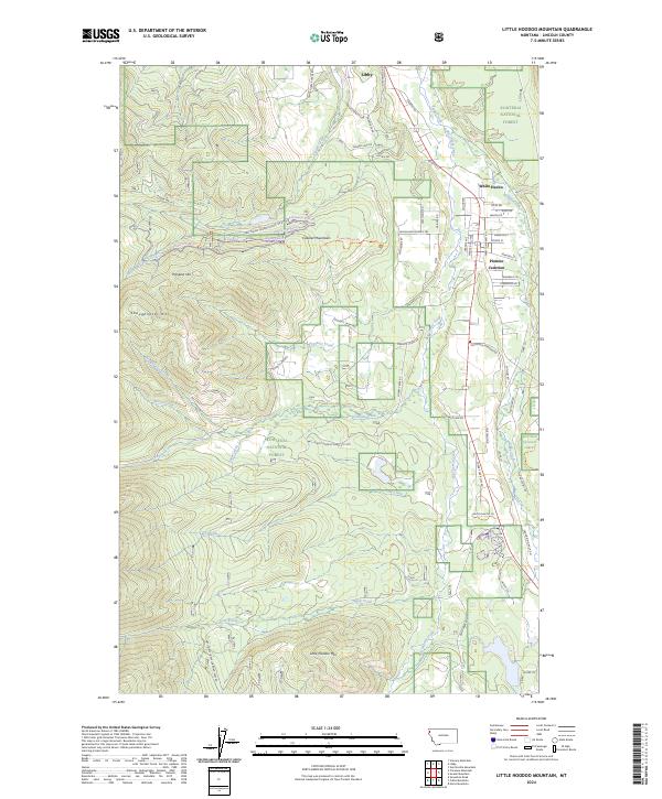 Little Hoodoo Mountain, MT — USGS 7.5-minute topo (2024)
