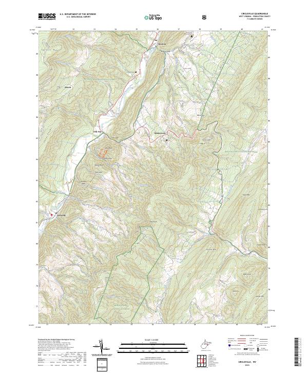 Circleville, WV — USGS 7.5-minute topo (2023)