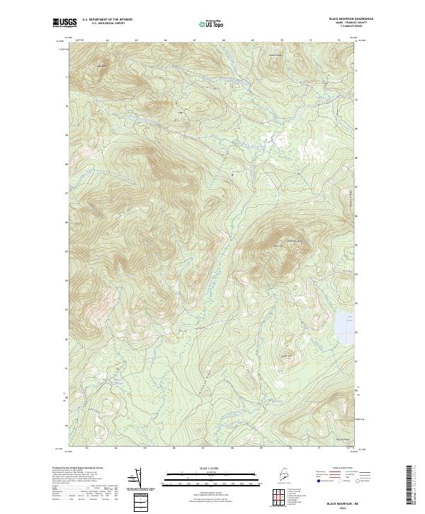 Black Mountain, ME — USGS 7.5-minute topo (2024)