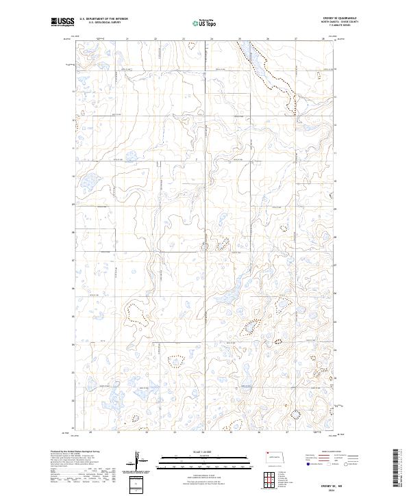 Crosby SE, ND — USGS 7.5-minute topo (2024)