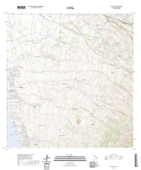 Puu O Kali, HI — USGS 7.5-minute topo (2024)